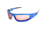 Baby Bagger Blue Prescription Motorcycle Glasses (Smooth)