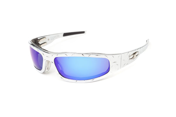 Baby Bagger Chrome Prescription Motorcycle Glasses (Diamond)