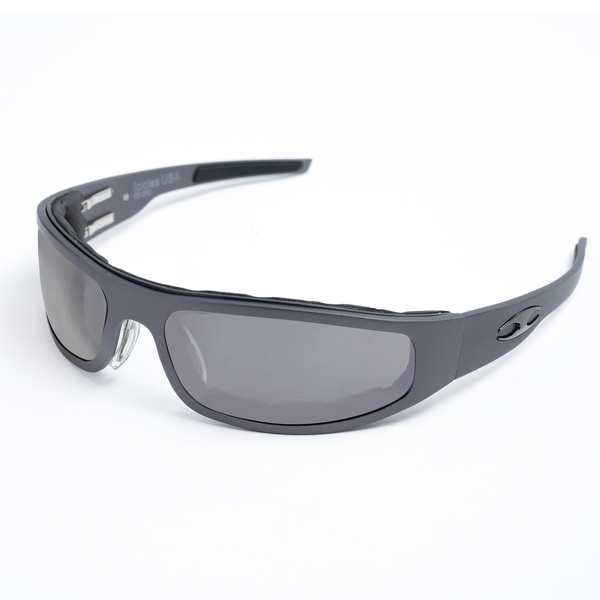 Baby Bagger Gunmetal Prescription Glasses (Flat)
