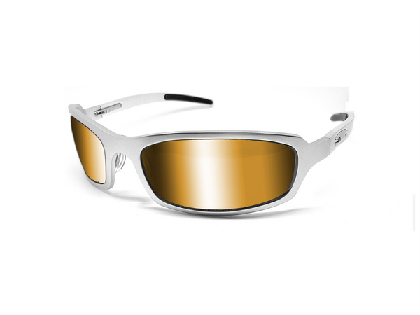 X Frame - Matte Silver/Fire - ICICLES - The original aluminum sunglass company - 1