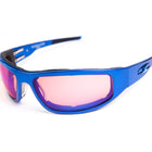Load image into Gallery viewer, “Bagger” Blue Motorcycle Sunglasses (Smooth)