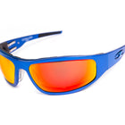 Load image into Gallery viewer, “Bagger” Blue Motorcycle Sunglasses (Smooth)