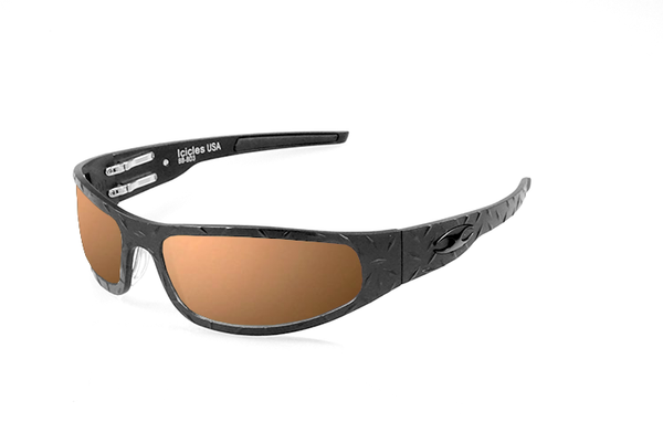 Baby Bagger Black Prescription Biker Glasses (Diamond)