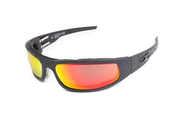 Baby Bagger Black Prescription Biker Glasses (Diamond)