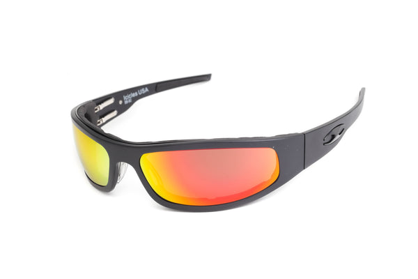 Baby Bagger Black Prescription Motorcycle Glasses (Smooth)