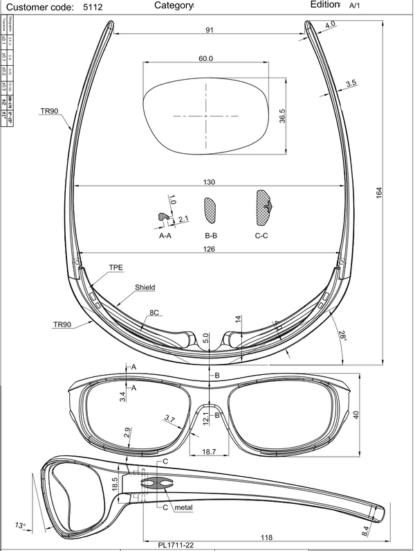 Sun Rider Blonde Tortoise Prescription