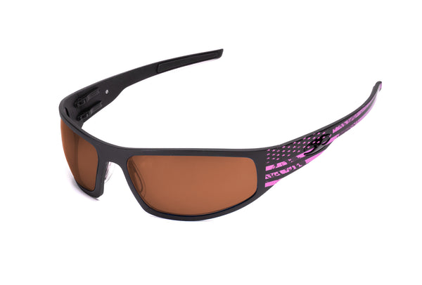 Bagger Pink Stripes and Stars Prescription Glasses