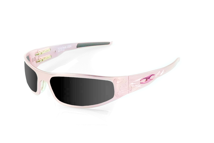 Lima duft ophøre Baby Bagger Pink (Flames) POS – Icicles® Eyewear - Motorcycle Glasses that  Quality & Passion Matter