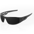 Load image into Gallery viewer, “Bagger” Black Motorcycle Sunglasses (Flames)