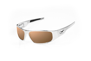 “Bagger” Chrome Prescription Motorcycle Glasses (Smooth)