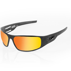 Load image into Gallery viewer, “Big Daddy Bagger” Black Motorcycle Sunglasses (Flames)