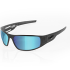 Load image into Gallery viewer, “Big Daddy Bagger” Black Motorcycle Sunglasses (Flames)