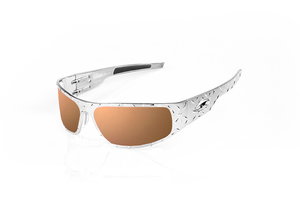 “Bagger” Chrome Prescription Motorcycle Glasses (Diamond)