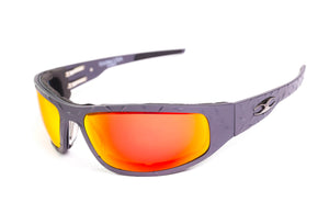 “Bagger” Gunmetal Prescription Biker Glasses (Diamond)