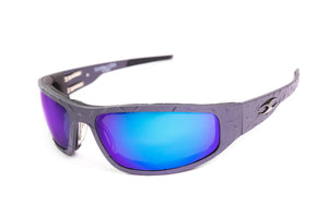 “Bagger” Gunmetal Prescription Biker Glasses (Diamond)