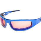 Load image into Gallery viewer, Baby Bagger Blue Prescription Motorcycle Glasses (Smooth)