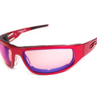 Load image into Gallery viewer, “Bagger” Red Prescription Motorcycle Glasses (Smooth)