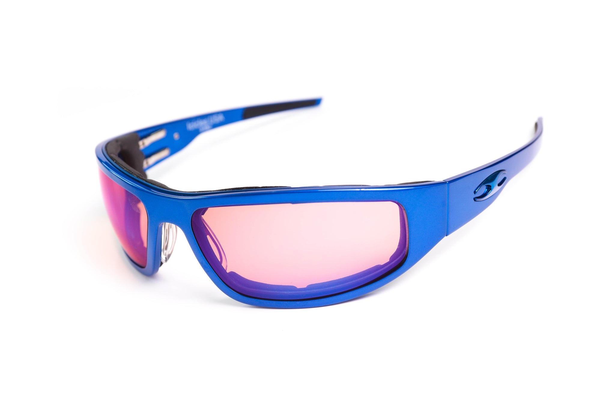 Blue Frame Motorcycle Sunglasses - Bagger