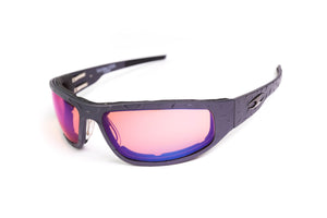 “Bagger” Gunmetal Motorcycle Sunglasses (Diamond)