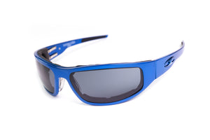 Blue Frame Motorcycle Sunglasses - Bagger