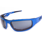 Load image into Gallery viewer, “Bagger” Blue Motorcycle Sunglasses (Smooth)