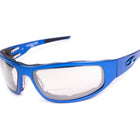 Load image into Gallery viewer, “Bagger” Blue Motorcycle Sunglasses (Smooth)