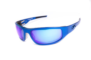 “Bagger” Blue Motorcycle Sunglasses (Smooth)