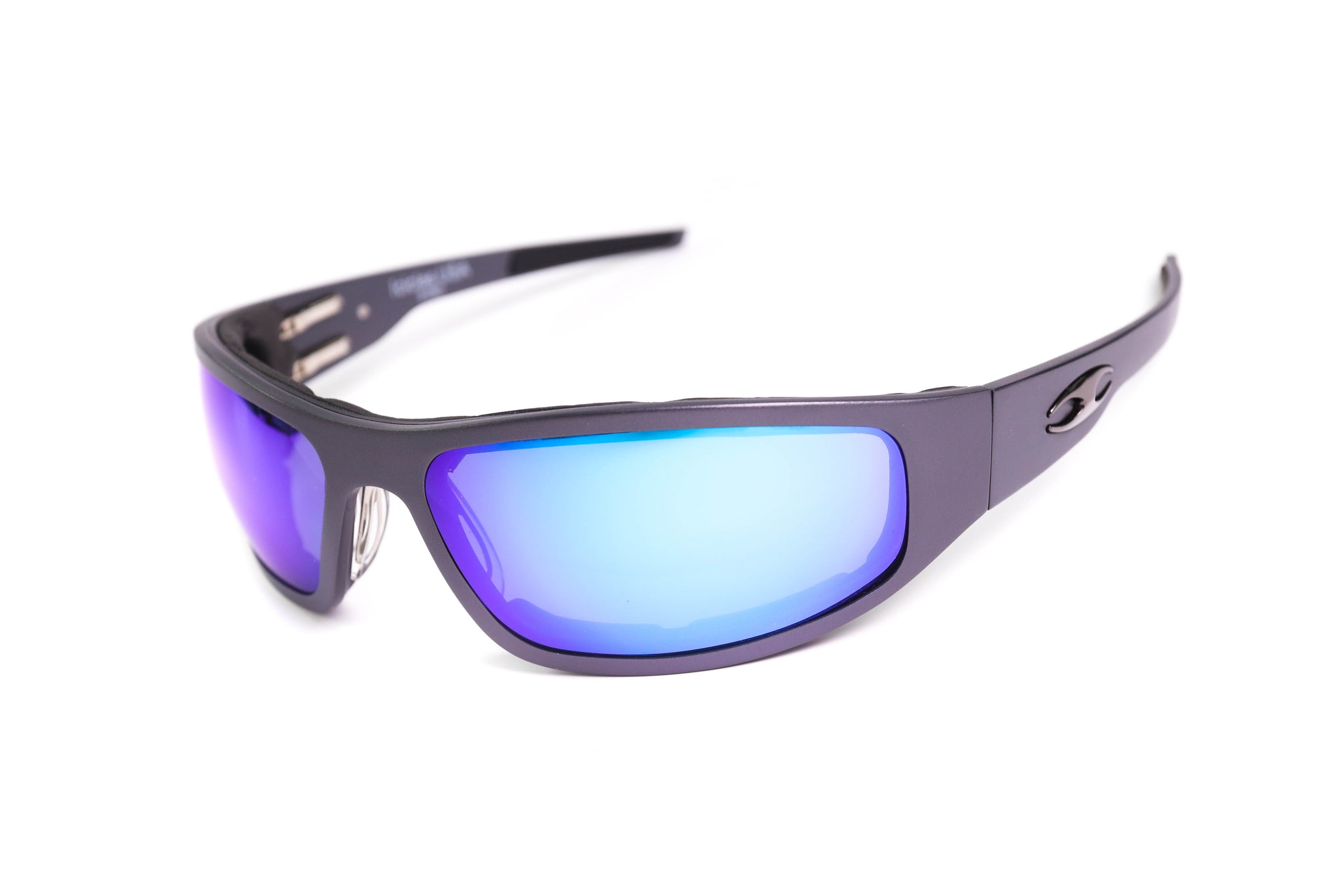 Aluminum “Bagger” Biker Sunglasses - Gunmetal Gray