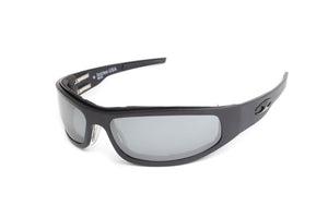 Baby Bagger Black Motorcycle Sunglasses (Smooth)