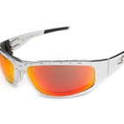 Load image into Gallery viewer, “Bagger” Chrome Prescription Motorcycle Glasses (Diamond)