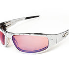 Load image into Gallery viewer, “Bagger” Chrome Prescription Motorcycle Glasses (Diamond)