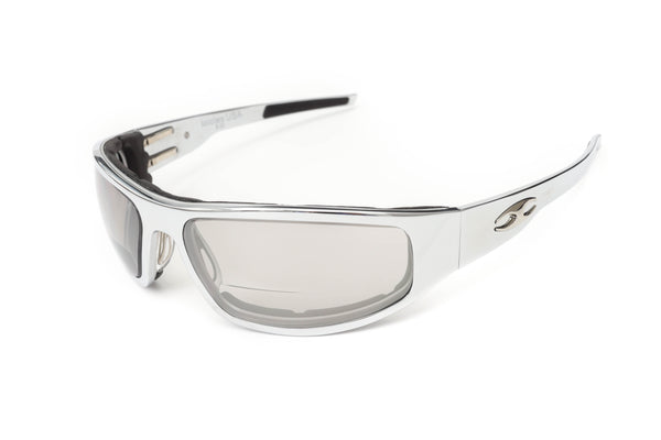 “Bagger” Chrome Motorcycle Sunglasses (Smooth)