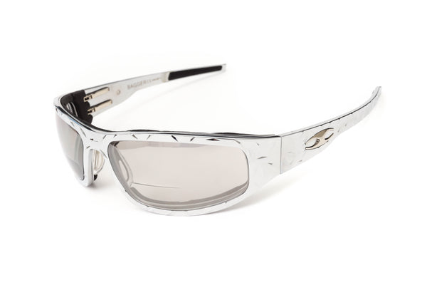 “Bagger” Chrome Motorcycle Sunglasses (Diamond)