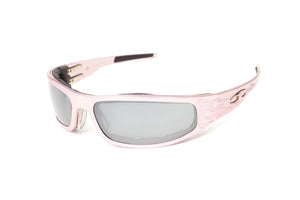 Baby Bagger Pink Motorcycle Sunglasses (Flames)