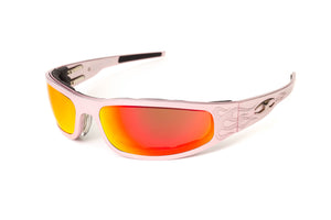 Baby Bagger Pink Motorcycle Sunglasses (Flames)