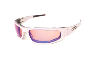 Baby Bagger Pink Motorcycle Sunglasses (Flames)