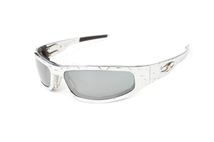 Baby Bagger Chrome Prescription Motorcycle Glasses (Diamond)