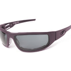 Load image into Gallery viewer, “Bagger” Gunmetal Prescription Motorcycle Glasses (Smooth)
