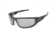 “Bagger” Gunmetal Motorcycle Sunglasses (Diamond)