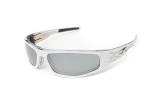 Baby Bagger Chrome Motorcycle Sunglasses (Flames)