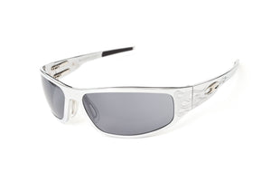 “Bagger” Chrome Motorcycle Sunglasses (Flames)