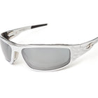 Load image into Gallery viewer, “Bagger” Chrome Motorcycle Sunglasses (Flames)