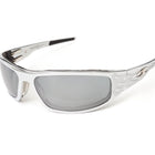 Load image into Gallery viewer, “Bagger” Chrome Prescription Motorcycle Glasses (Flames)