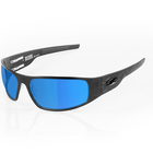 Load image into Gallery viewer, “Bagger” Black Motorcycle Sunglasses (Flames)