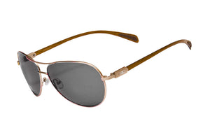 Carbon Fiber Aviator Gold