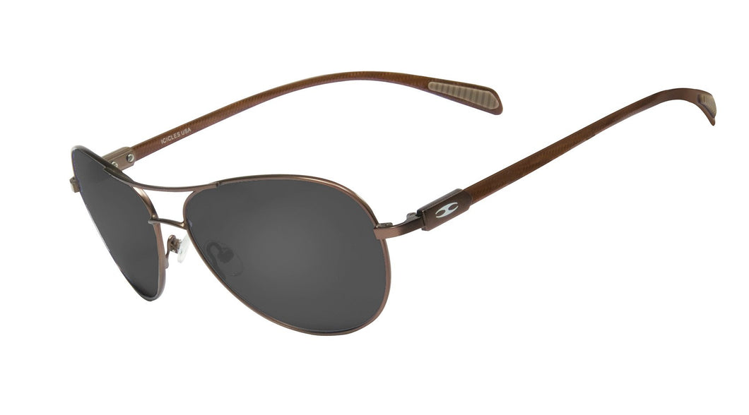 Carbon Fiber Aviator Copper Brown Prescription