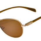 Load image into Gallery viewer, Carbon Fiber Aviator Gold Prescription