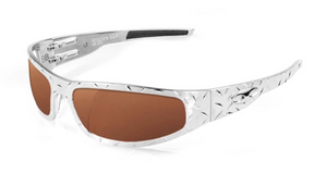 Baby Bagger Chrome Prescription Motorcycle Glasses (Diamond)
