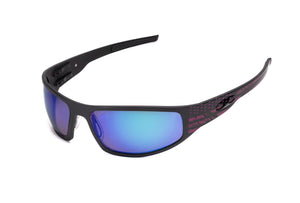Bagger Purple Stripes and Stars Prescription Glasses